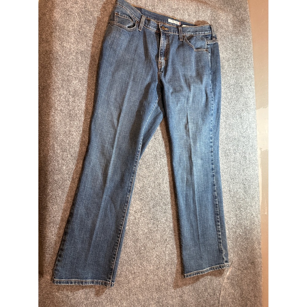 Levi's Women's 14S Low Rise Jeans Blue Denim Stretch Straight Leg